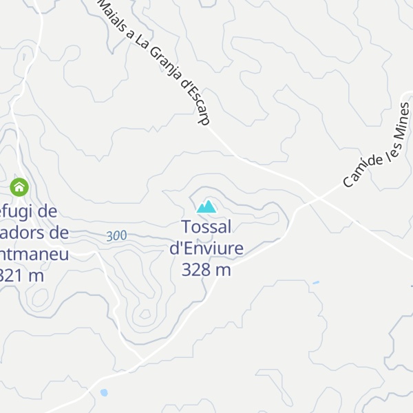 Map of Tossal d'Enviure