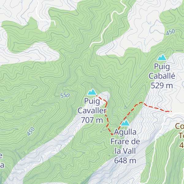 Map of Puig Cavaller