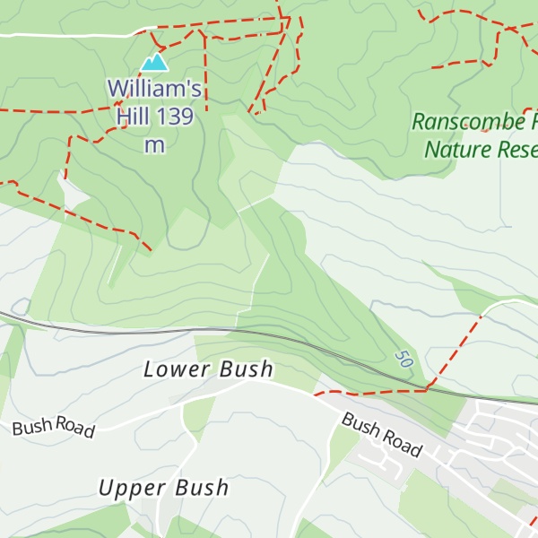Map of Mill Hill