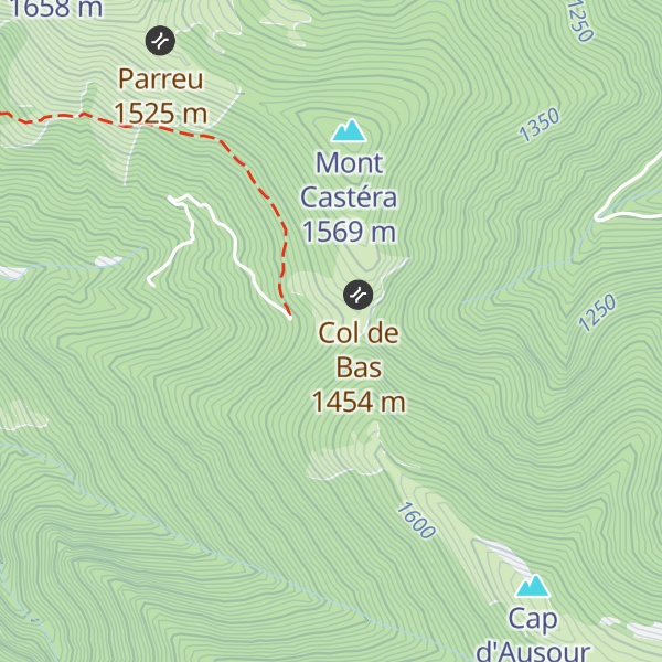 Map of Cabane Col de Bas