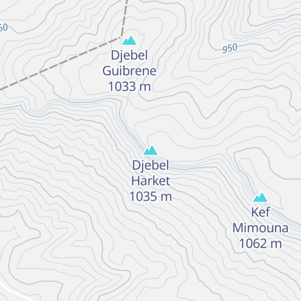 Map of Djebel Harket
