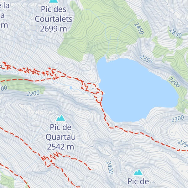 Map of Refuge de Caillauas