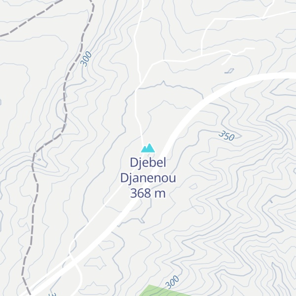 Map of Djebel Djanenou