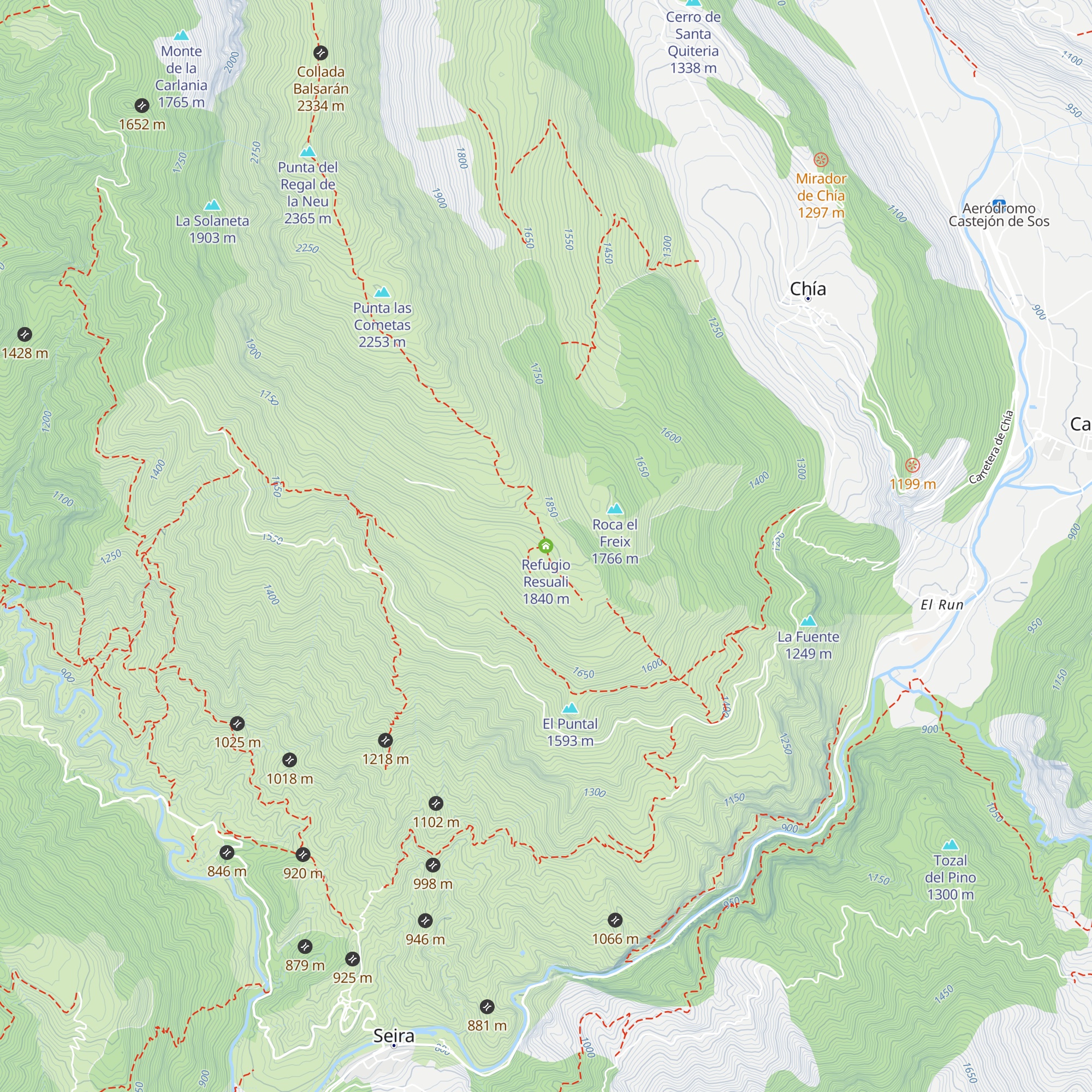 Refugio Resuali map
