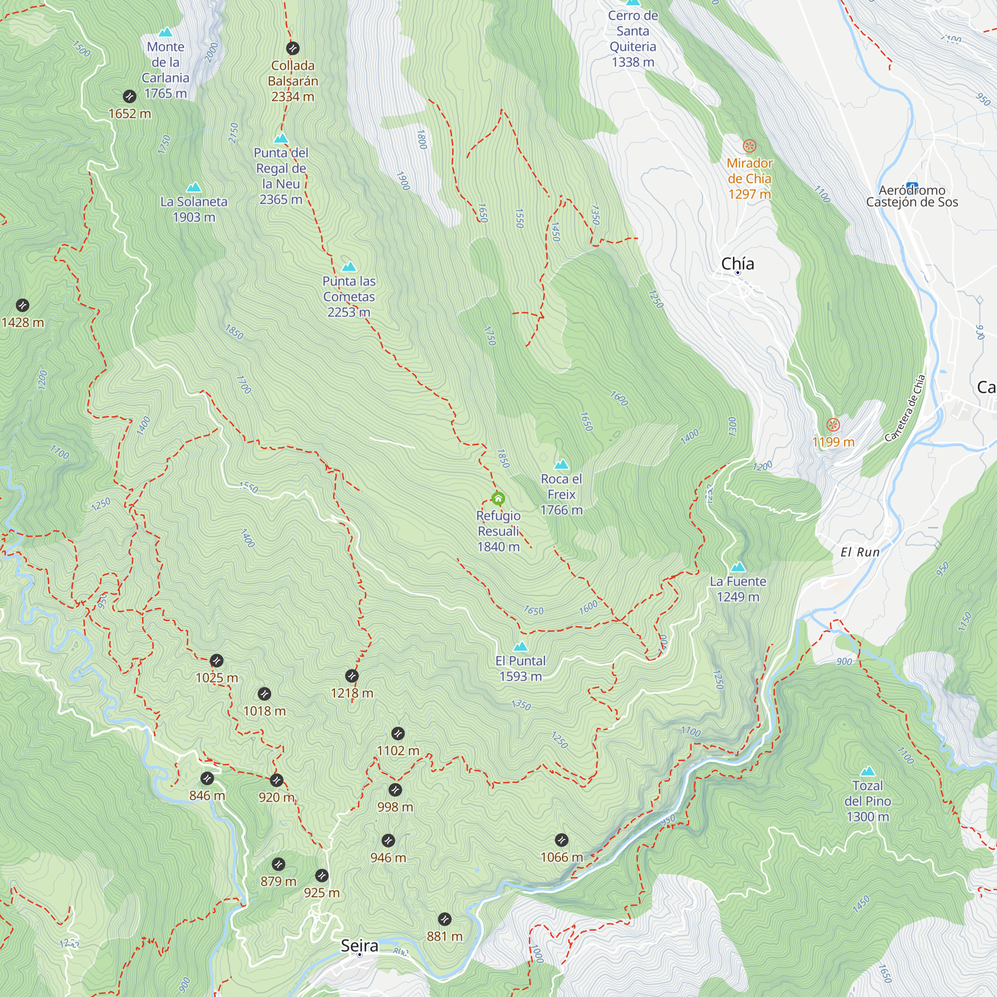 Refugio Resuali map