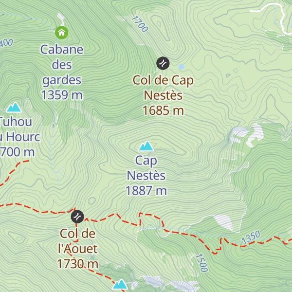 Map of Cap Nestès