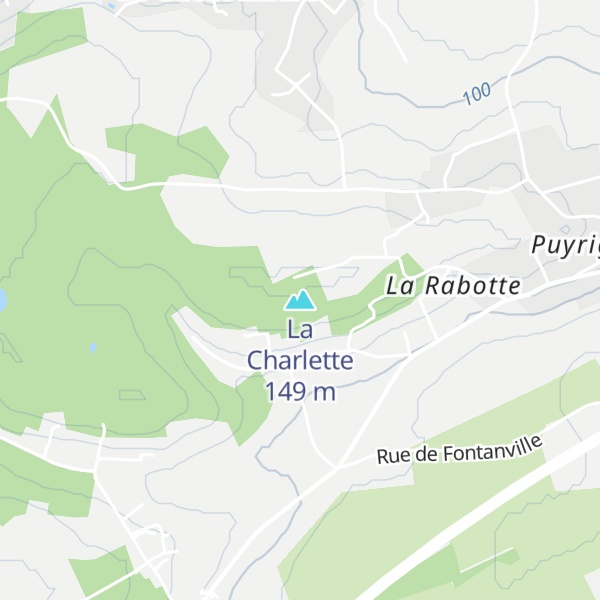 Map of La Charlette