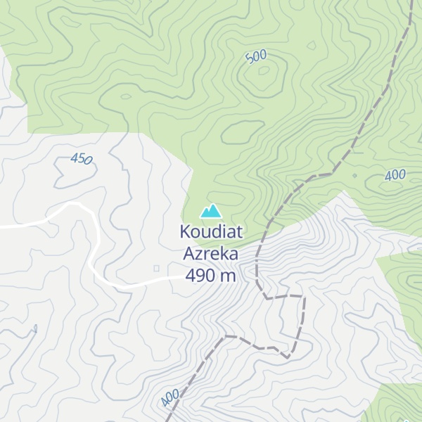 Map of Koudiat Azreka