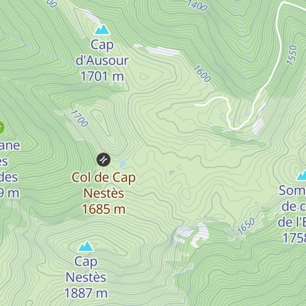 Map of Cabane de Cap Nestès
