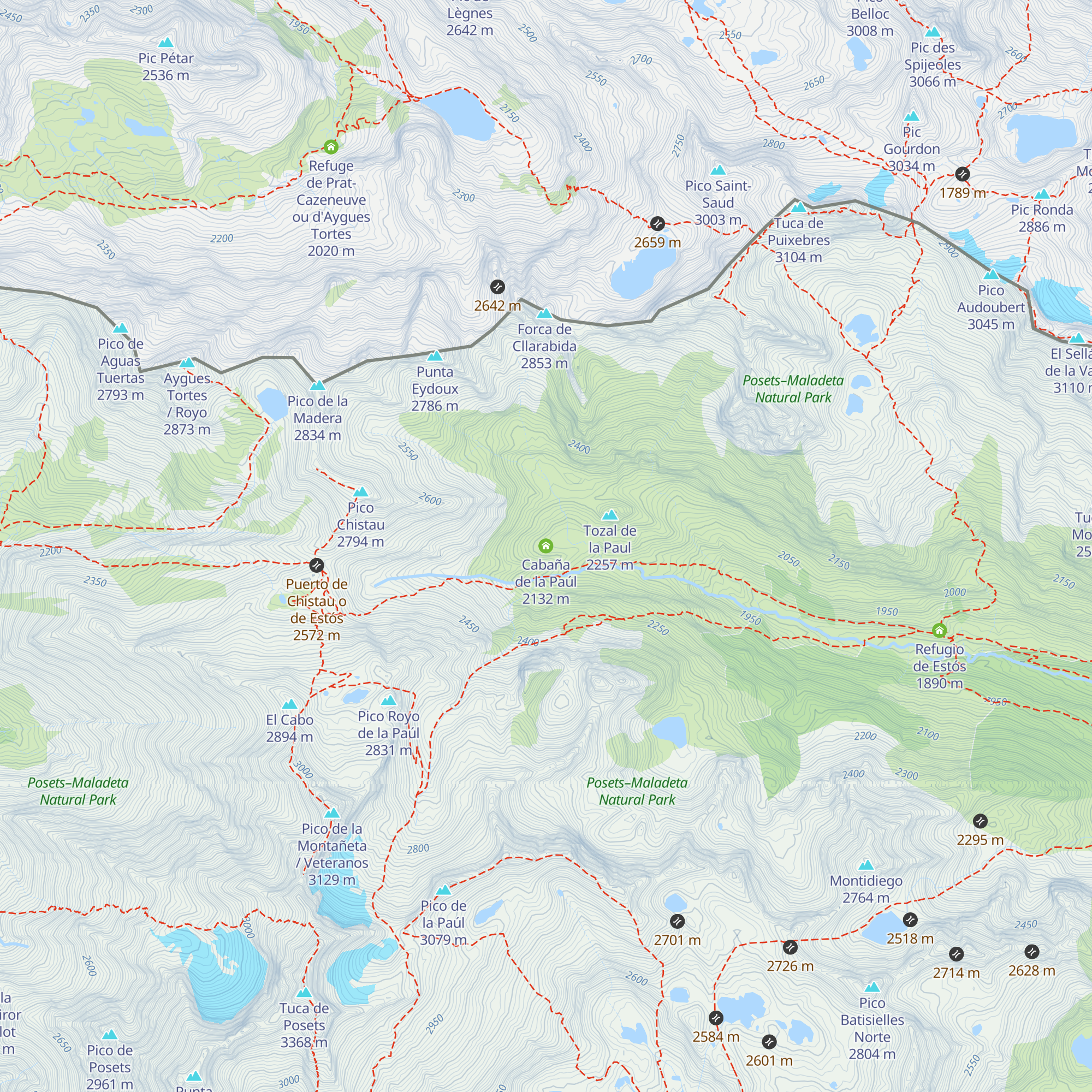 Cabaña de la Paúl map