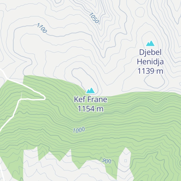 Map of Kef Frane