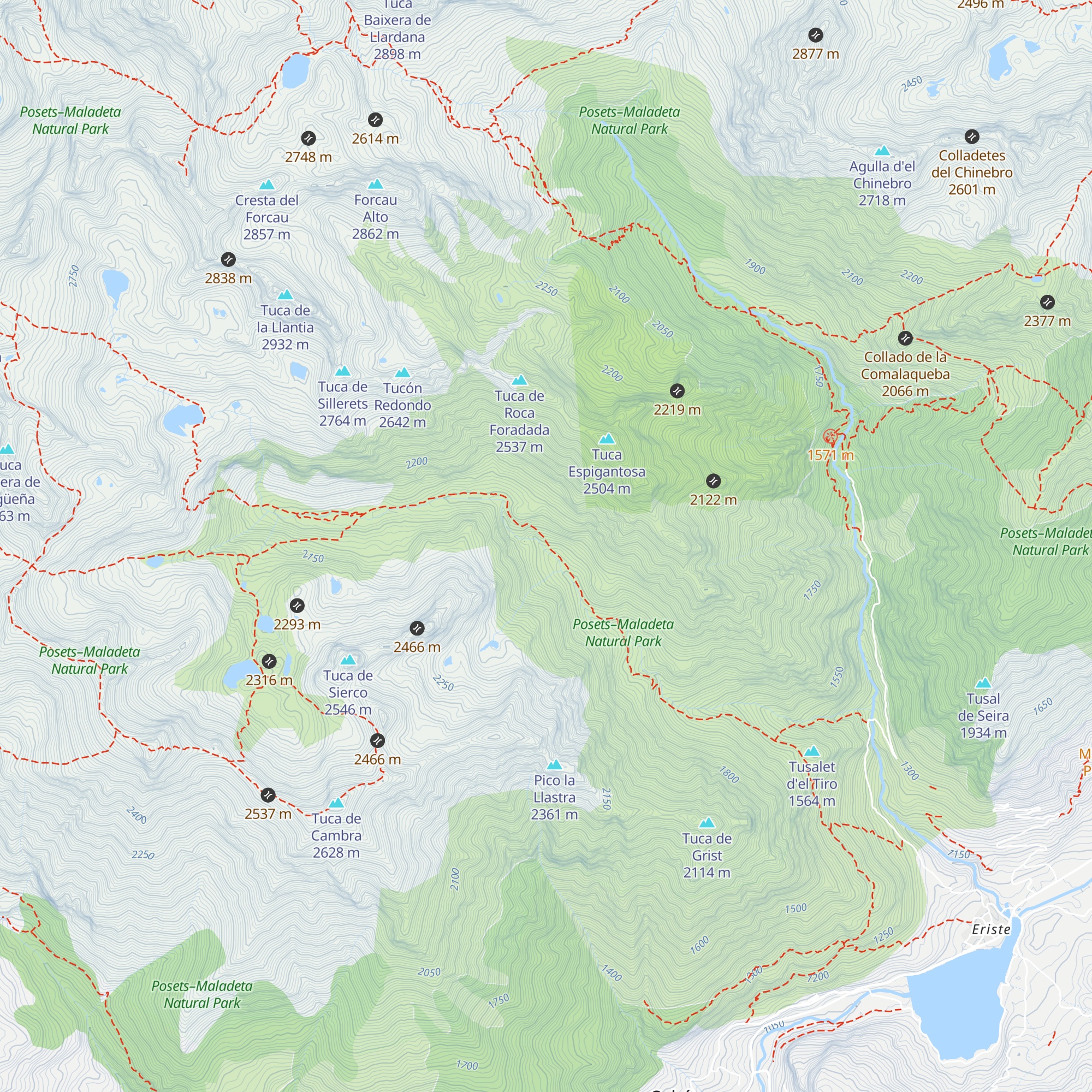 Refugio Bacarizal map