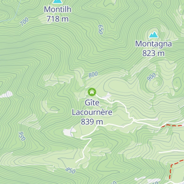 Map of Gîte Lacournère