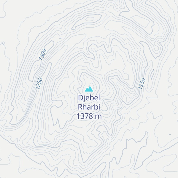 Map of Djebel Rharbi
