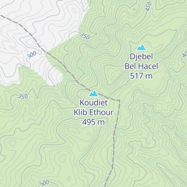 Map of Koudiet Klib Ethour