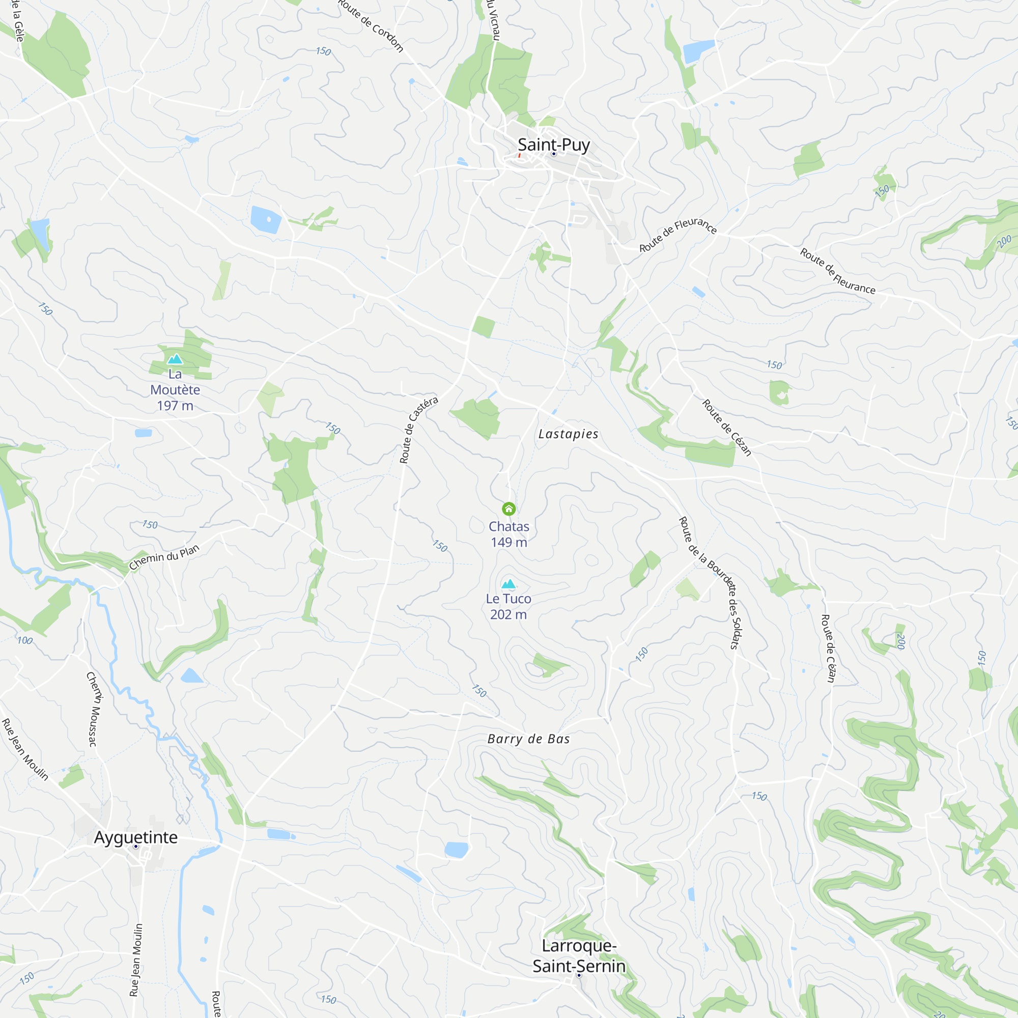 Chatas map