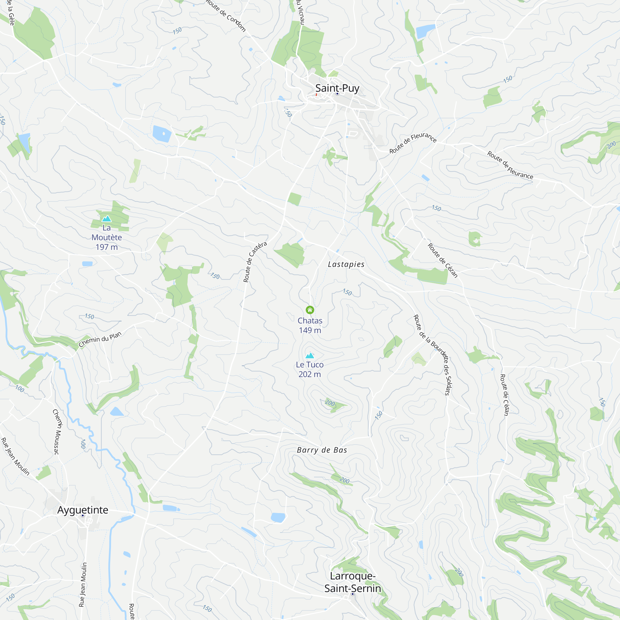 Chatas map