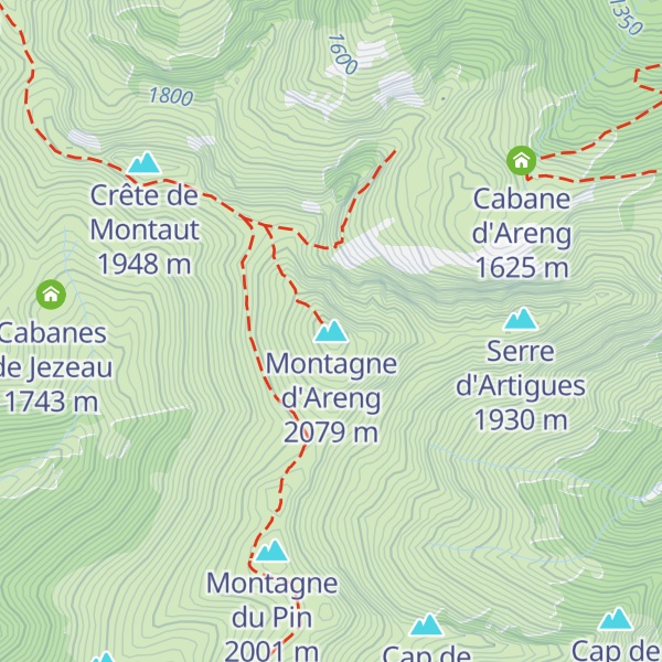 Map of Montagne d'Areng