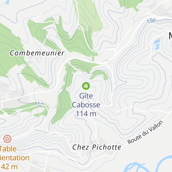 Map of Gîte Cabosse
