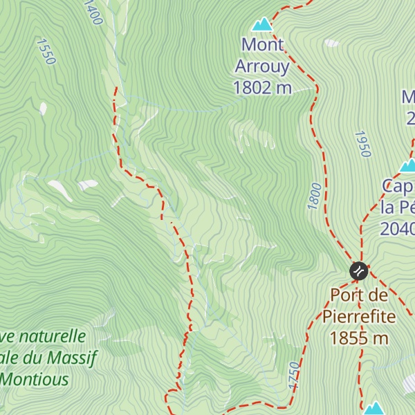 Map of Cabane d'Artigue Longue
