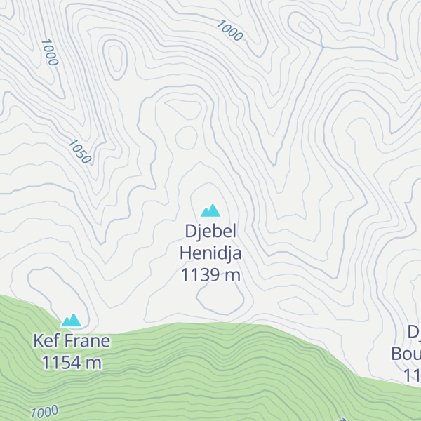 Map of Djebel Henidja