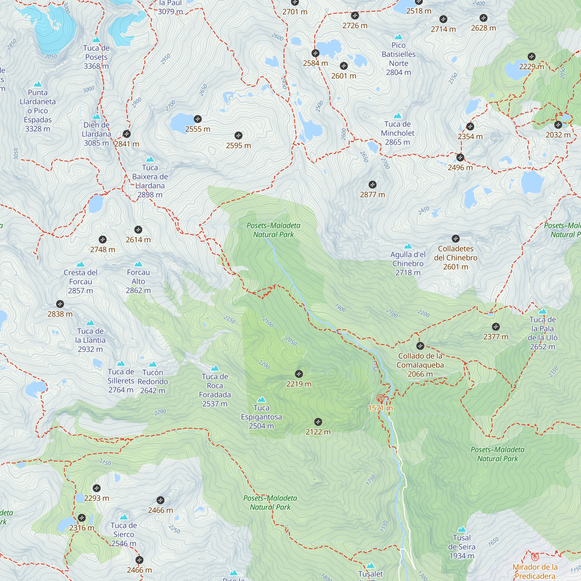 Cabana d'es Riberetes map