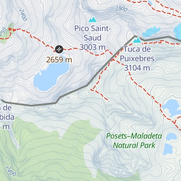 Map of Tuca de Cllarabida