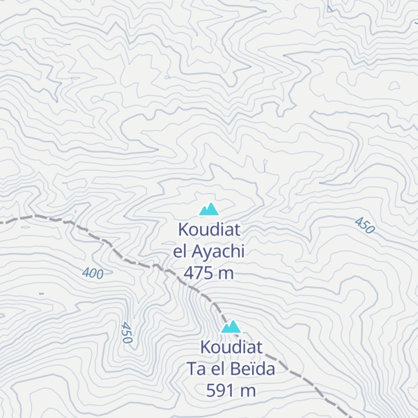 Map of Koudiat el Ayachi