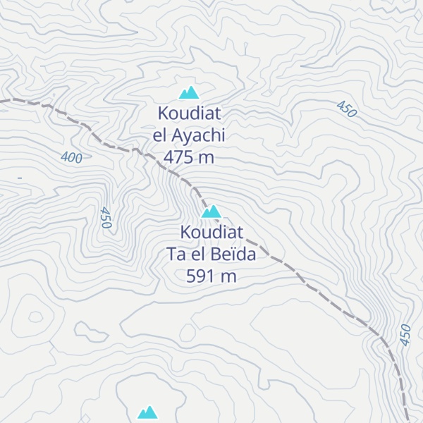 Map of Koudiat Ta el Beïda