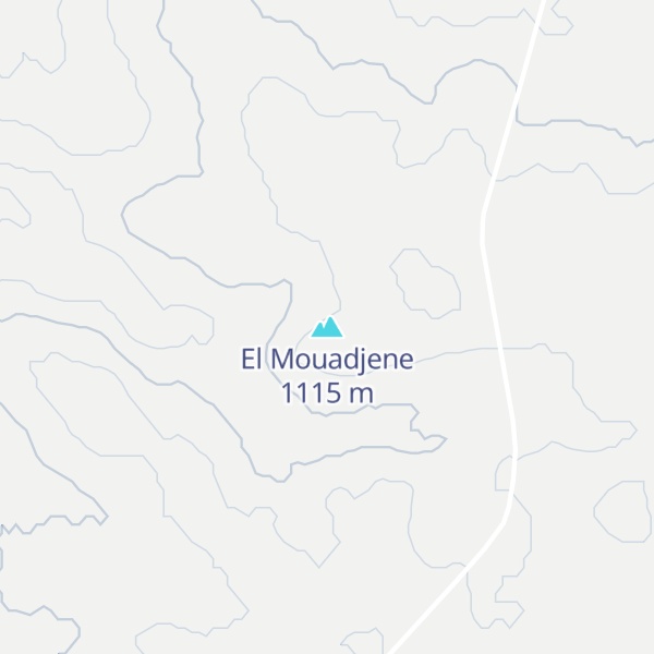 Map of El Mouadjene