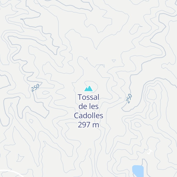 Map of Tossal de les Cadolles