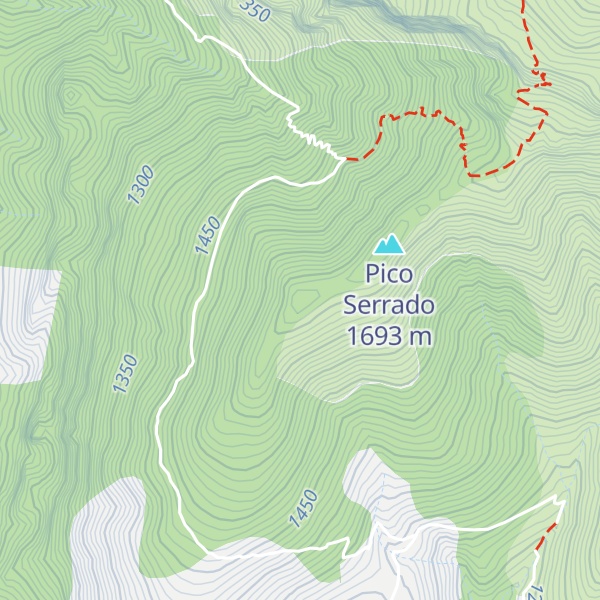 Map of Pico Malero