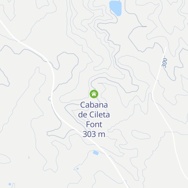 Map of Cabana de Cileta Font