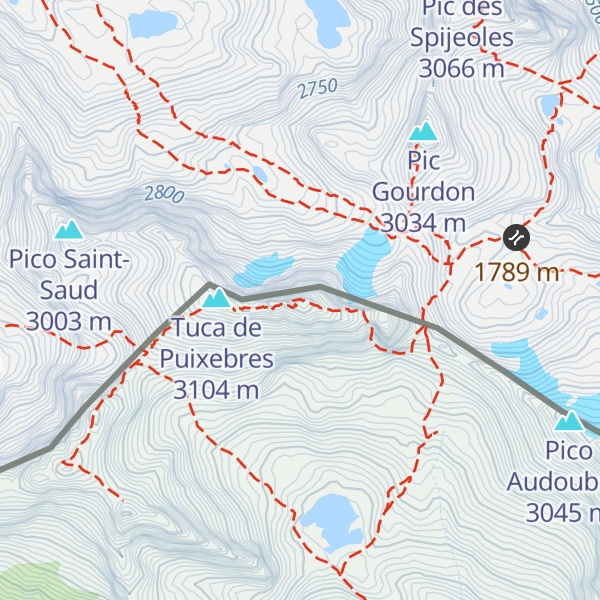 Map of Tuca de Gorgs Bllancs