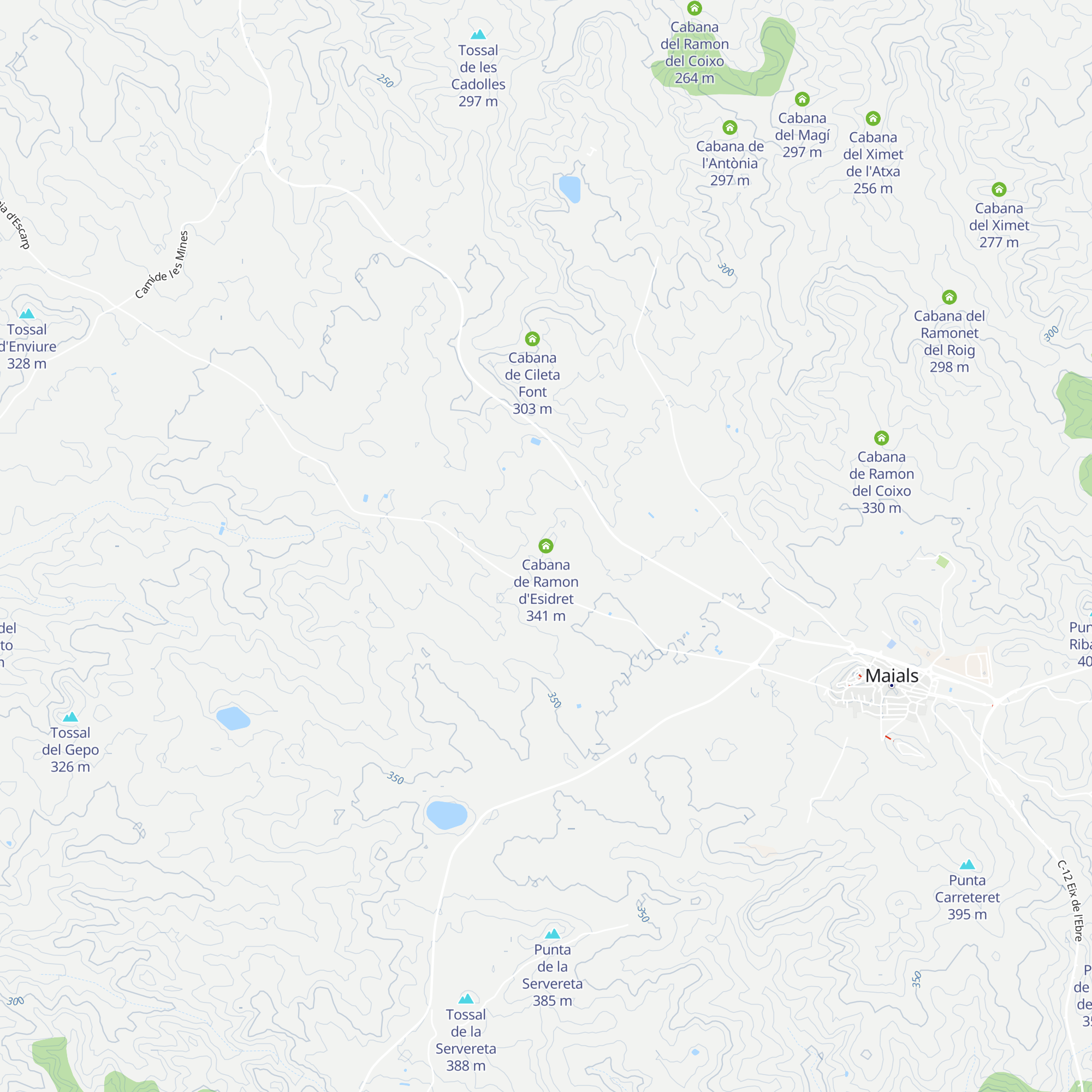 Cabana de Ramon d'Esidret map