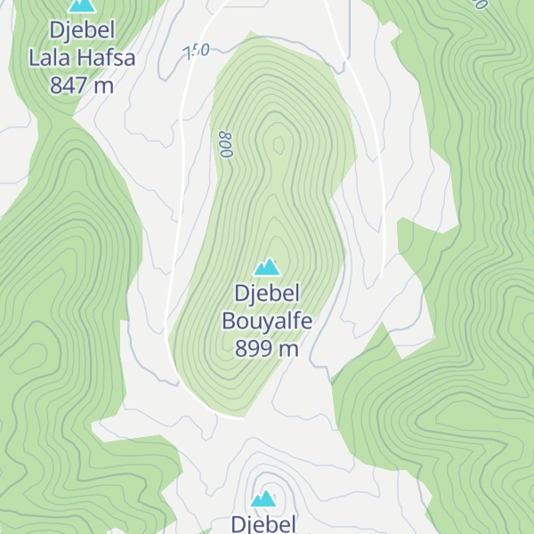 Map of Djebel Bouyalfe