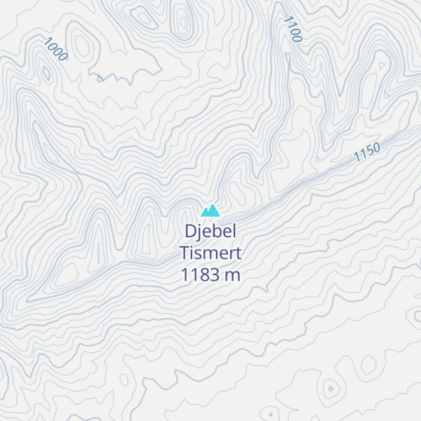 Map of Djebel Tismert