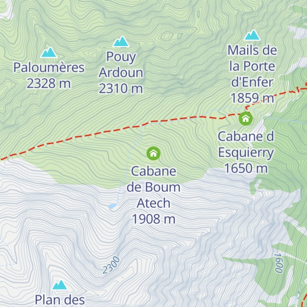 Map of Cabane de Boum Atech