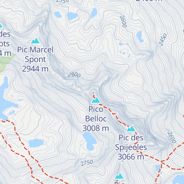 Map of Pointe Belloc Central
