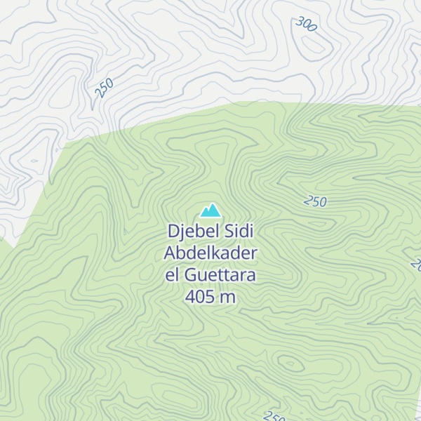 Map of Djebel Sidi Abdelkader el Guettara