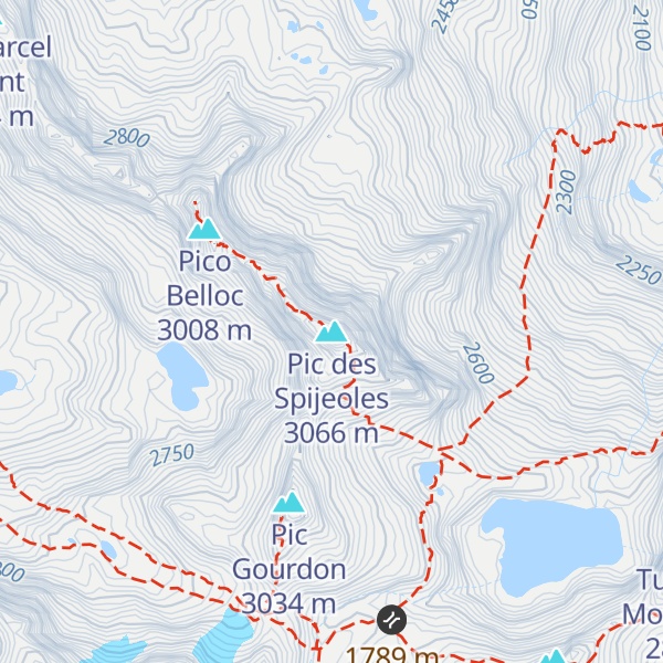 Map of Pic des Spijeoles