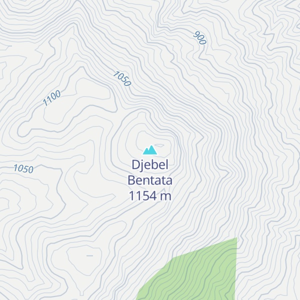 Map of Djebel Bentata