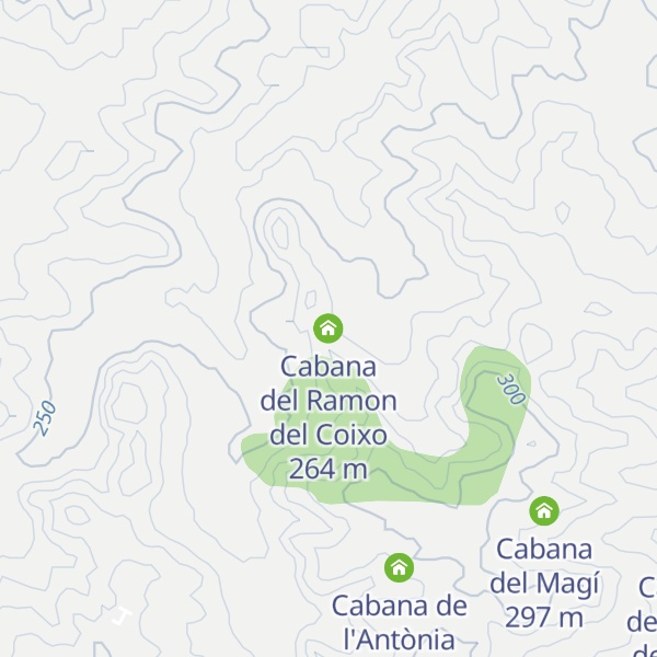 Map of Cabana del Ramon del Coixo