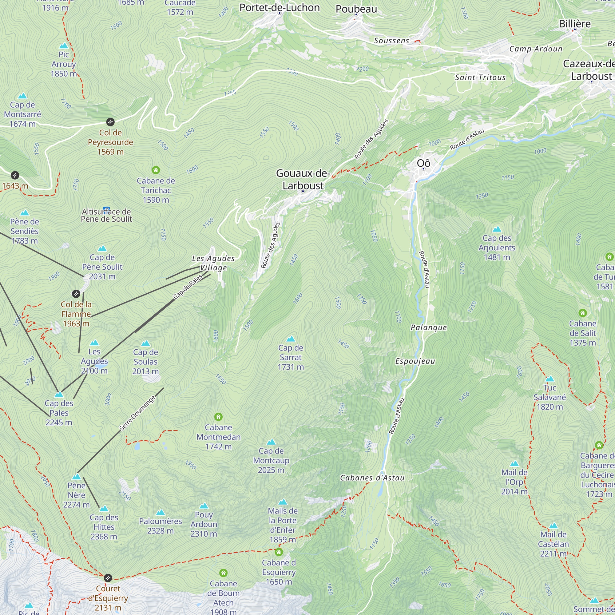 Cabane du bout du bois map
