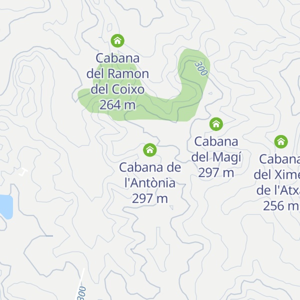 Map of Cabana de l'Antònia
