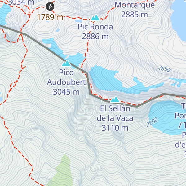 Map of Tuca d'el Sellán de la Vaca