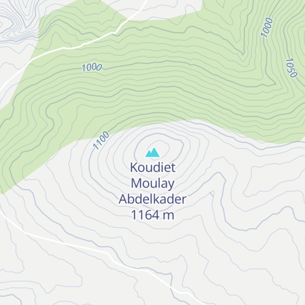 Map of Koudiet Moulay Abdelkader
