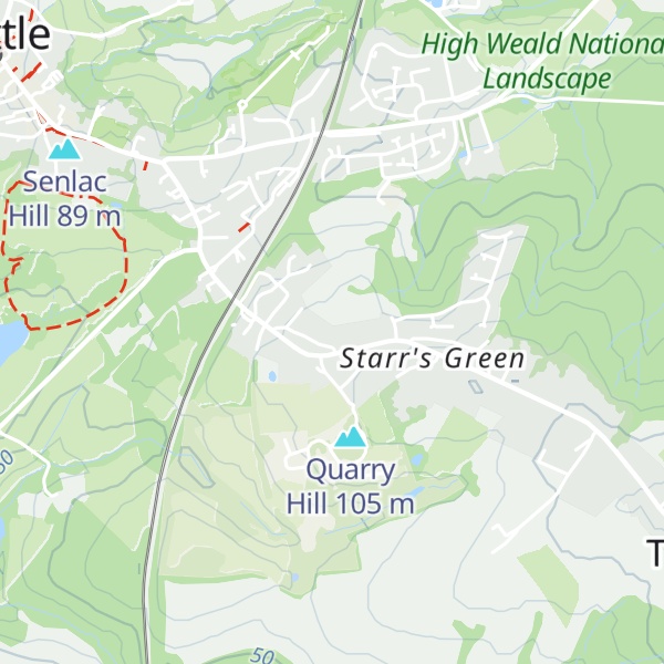 Map of Battle Hill