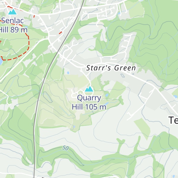 Map of Quarry Hill
