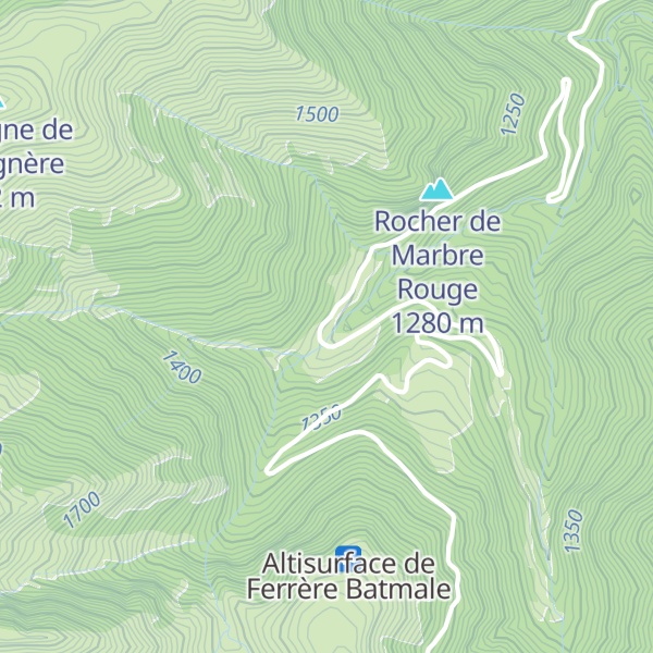 Map of Cabane de Saoubette